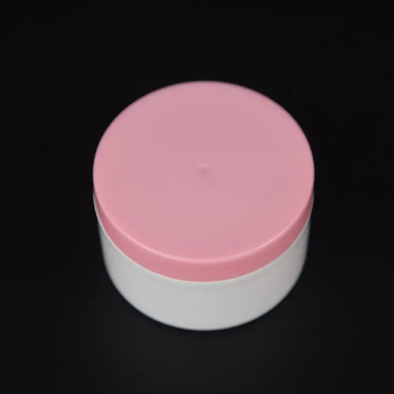 面霜盒，HDPE材质，用于大白瓶膏霜瓶，粉色膏霜盒，化妆品分装盒