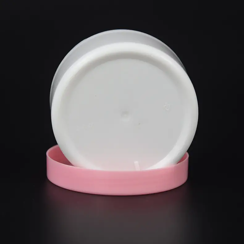 面霜盒，HDPE材质，用于大白瓶膏霜瓶，粉色膏霜盒，化妆品分装盒